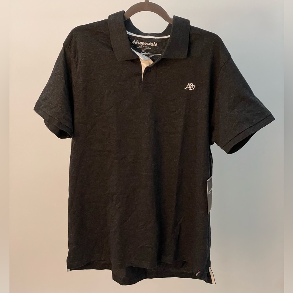 Gray Aeropostale Polo Shirt 2X